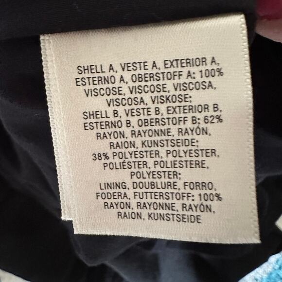 Anthropologie Maeve Elisabel Midi Dress High Low Noir Boho Summer Party SMALL - Picture 12 of 12